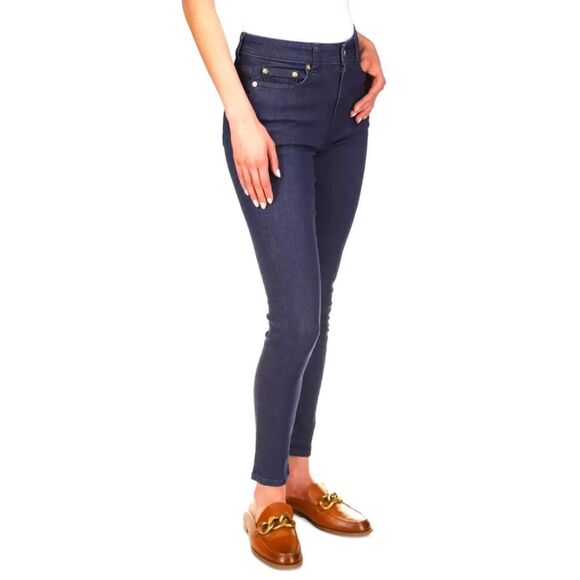Michael Kors Denim - Women's Selma High-Rise Straight-Leg Skinny Jeans